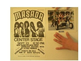 Masada Press Kit, Concert Flyer, And Photo - £21.15 GBP