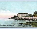 Fort Scammel Portland Harbor Maine ME 1908 DB Postcard Q6 - $4.90