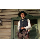 Western star JACK PALANCE 1953 SHANE gunfighter makes trouble color 8x10... - $152.12 MXN