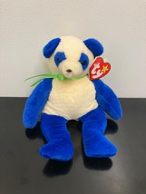Domino 2024 Ty Beanie Baby 6&quot; Panda  30th Anniversary MWMT Limited - £13.12 GBP