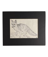 Vintage Original Pen-and-Ink Fox Drawing – Signed “BEB” - $53.90 CAD