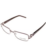 Roberto Cavalli Eyeglasses Frame Women Pink Pearled Mauve Rectangular RC... - £66.68 GBP