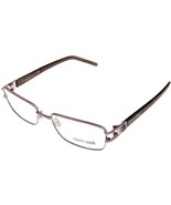 Roberto Cavalli Eyeglasses Frame Women Pink Pearled Mauve Rectangular RC... - $83.22