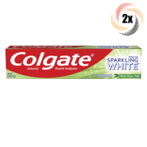2x Packs Colgate Sparkling White Mint Zing Fluoride Gel Toothpaste | 4oz - £8.51 GBP