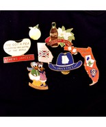 Vintage Southern States Jaycees State Pins Disney Coke-Cola Lot of 7 - €34,91 EUR