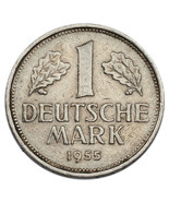 1955-G Allemagne 1 Mark Pièce de Monnaie XF État Km #110 - $448.12 CAD