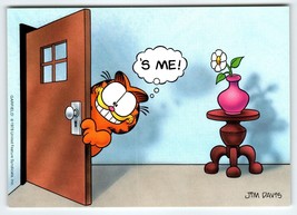 Garfield Cat Postcard It&#39;s Me Jim Davis Comic Orange Tabby 1978 Cartoon Unused - £7.43 GBP