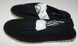 Soda Canvas Espadrille Black Shoes Size 6 Brand New - £22.84 GBP