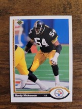 1991 Upper Deck Premier Edition #521 Hardy Nickerson - Steelers -NFL- Fresh Pull - £1.87 GBP