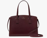 New Kate Spade Perry Medium Satchel Saffiano Leather Grenache with Dust bag - £112.63 GBP