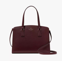 New Kate Spade Perry Medium Satchel Saffiano Leather Grenache with Dust bag - £112.62 GBP