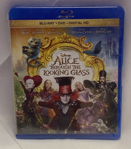 Disney Alice in Wonderland 2 Through the Looking Glass Blu-ray DVD Digital Copy - £18.38 GBP