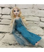 Hasbro Disney Frozen Elsa Doll In Dress Blue - $9.89