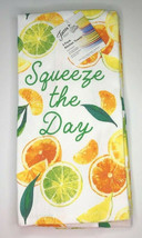 Fiesta Citrus Dish Towels Set of 2 Squeeze The Day Cotton Summer Lemons Oranges - £24.57 GBP