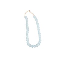 Vintage Sea Glass Beads 0.75 Dia - Aqua Green - £38.30 GBP