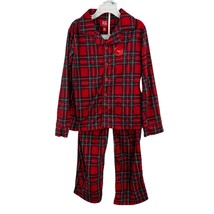 Family PJs Red Plaid Two Piece Set Kids XS New - £14.66 GBP