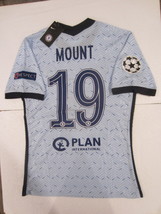 Mason Mount #19 Chelsea FC UCL Match Slim Fit Blue Away Soccer Jersey 20... - $1,681.37 MXN