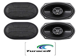 4 Hifonics ZS693 6x9&quot; 1600 Watt Car Audio Coaxial Speakers FAST  - £137.48 GBP