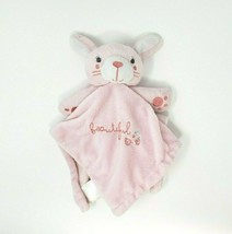 Early Days Beautiful Baby Pink Bunny Rabbit Security Blanket Plush Toy Lovey - £37.21 GBP