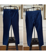 Spanx Ponte Knit Navy Blue Skinny Pants The Perfect Pant Ankle L - $55.94 CAD
