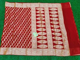Pure Silk Mark Certified Saree, Handwoven Pure Chiffon Saree - Elegant Tradition - £159.17 GBP