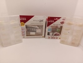Kiss Nails Gel Salon Dip Manicure Mixed Lot of 4 Open Box See Pics For D... - £19.65 GBP