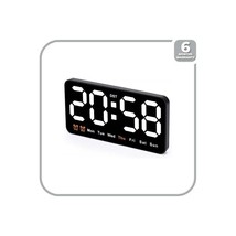 Snooze Function Alarm Clock with Temperature Display Battery Operated Di... - $17.77