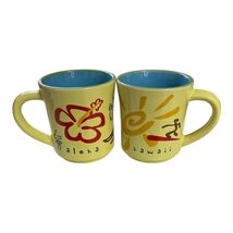 2000 Island Heritage “Icons of Hawaii” Ceramic Mug Set – Tropical Aloha ... - €14,67 EUR