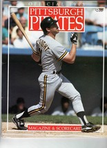 1993 Phillies @ Pittsburgh Pirates Scorecard Program Magazine Scored C S... - $14.84