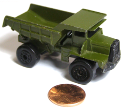 Matchbox Superfast Military Dump Truck   Die Cast   RZ7 - $11.95
