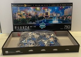 Las Vegas Twilight Panoramic 750 Piece Jigsaw Puzzle Buffalo by Alexander Chen - £12.10 GBP