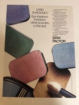 1988 Max Factor Makeup Vintage Print Ad pa8 - $8.90