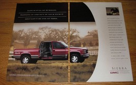 1997 GMC Sierra Pickup Truck Ad - Life is full of hurdles - $18.49