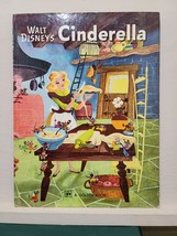 FAST FREE SHIP: Disney&#39;s Cinderella (Vintage Large Hardcover Golden Book, 1976) - £17.11 GBP