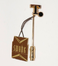 Swank Gold Tone Letter T Black Enamel Stick Pin Lapel Pin - $14.69 Swank Gold Tone Letter T Black Enamel Stick Pin Lapel Pin - $14.69