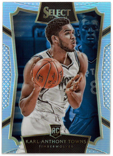Primary image for Karl-Anthony Towns 2015-16 Panini NBA Select Prizm Rookie Card (RC) #16 (Timberw