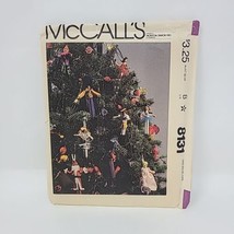 McCalls Sewing Pattern 8131 Craft Christmas Ornaments Dolls Vintage Uncut - £10.24 GBP