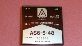NEW NEMIC Lambda AS6-5-48 power module IN 48V OUT 5V 1.2A DC-DC CONVERTE... - $29.00