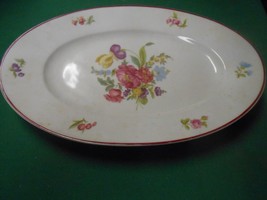 Beautiful Vintage CM Pottery Germany  .....PLATTER  12&quot; x 8.25&quot; - £11.54 GBP