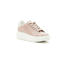 Blush Light Pink Sneakers Women&#39;s Platform Fashion Sneakers size 6 Time &amp; Tru - £24.13 GBP