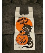 Vintage 1986 Halloween Trick Or Treat Plastic Bags By Kraft Inc - $17.41 CAD