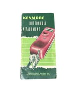 Vintage Kenmore Buttonhole Sewing Attachment #65026 Manual Only - £5.47 GBP