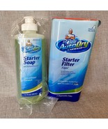 Mr Clean Auto Dry Car Wash Starter Soap 6.7 fl oz &amp; Filter Refill With 3... - $638.36 MXN