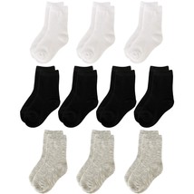 10 Pairs Boys Athletic Socks Toddler Boys Girls Breathable Soft Cotton S... - £16.46 GBP