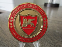 CINC Commander of US Naval Forces Europe Joint Forces Command Challenge Coin 72T - £21.56 GBP