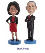 Royal Bobbles Barack And Michelle Obama Bobble Head Collection Set No Box - $20.00