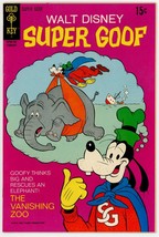 Walt Disney Super Goof 16 NM 9.2 Gold Key 1971 Bronze Age Beagle Boys Mickey  - £14.19 GBP