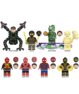 8Pcs Marvel Spiderman Minifigures Electro Sandman Doctor Octopus Mini Bl... - $23.59