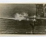 Torpedo Leaving the Tube Real Photo Postcard Moser Naval Views  - $11.88
