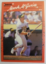 1990 Donruss Mark McGwire No Dot Error Oakland Athletics A&#39;s - $1.99